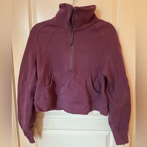 Lululemon Scuba Oversized Funnel Neck Half Zip